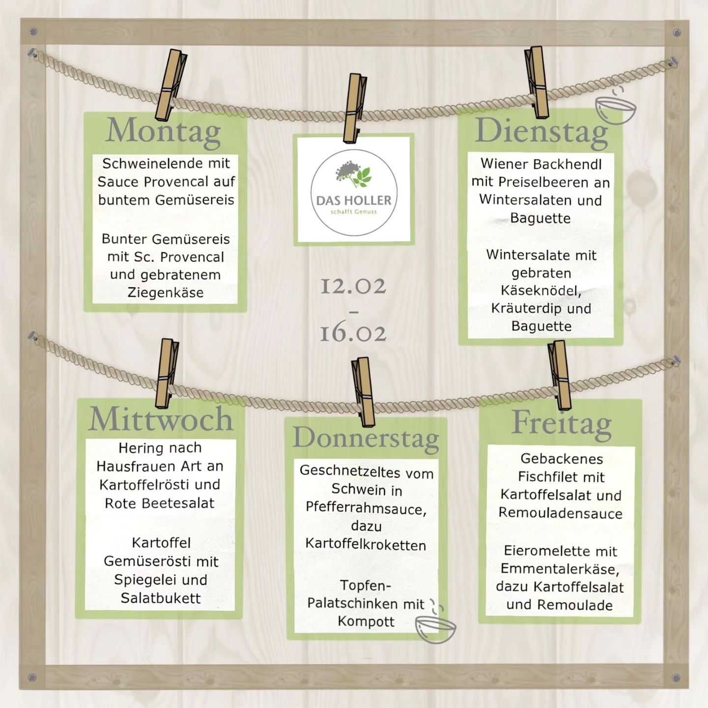 Wir wünschen euch allen eine schöne Faschingsferien- Woche!🫶💚🍽

Rosenmontag und Faschingsdienstag haben wir jeweils von...